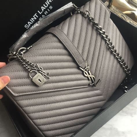 ysl college bag malaysia price|YSL college bag large grey.